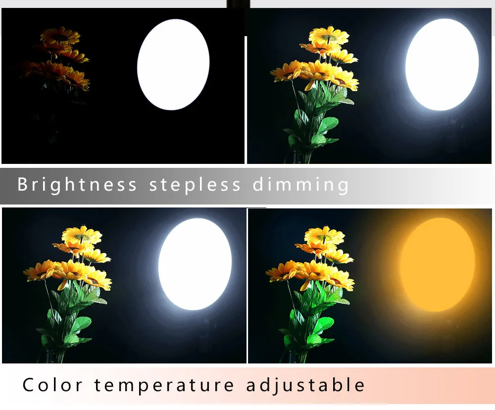 GSKAIWEN фотографии Bi-color 3200K-5500K затемнения светодиодный видео светильник студийный