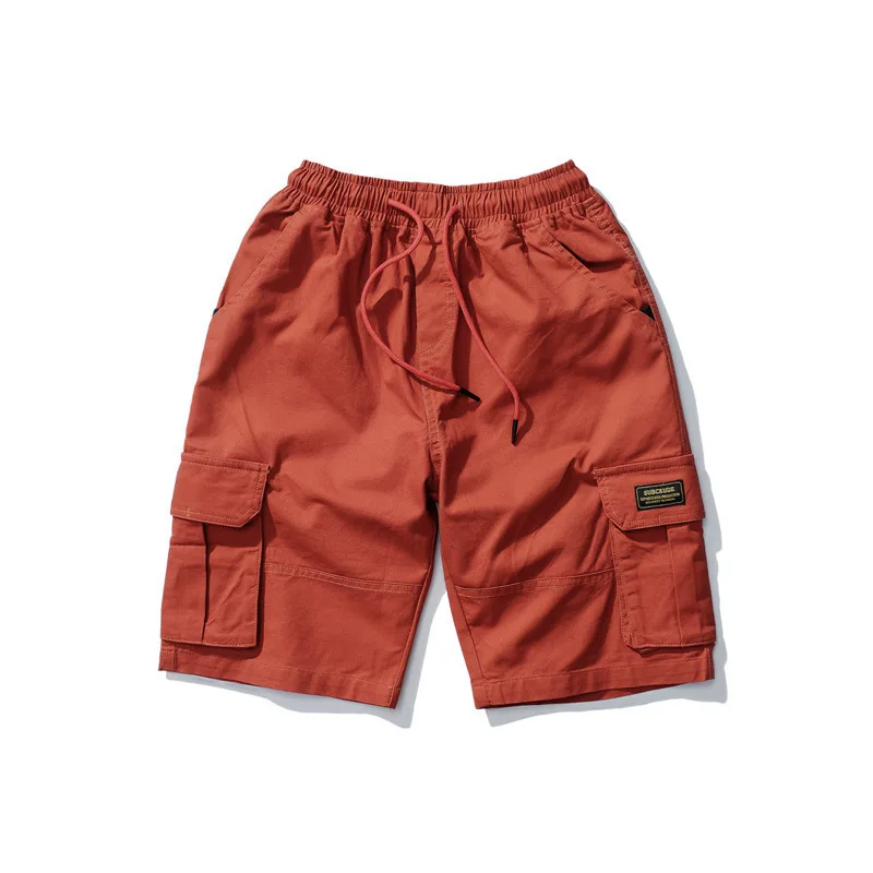 

2020 Summer New Tooling Shorts Men's Straight Casual Green Fifth Pants