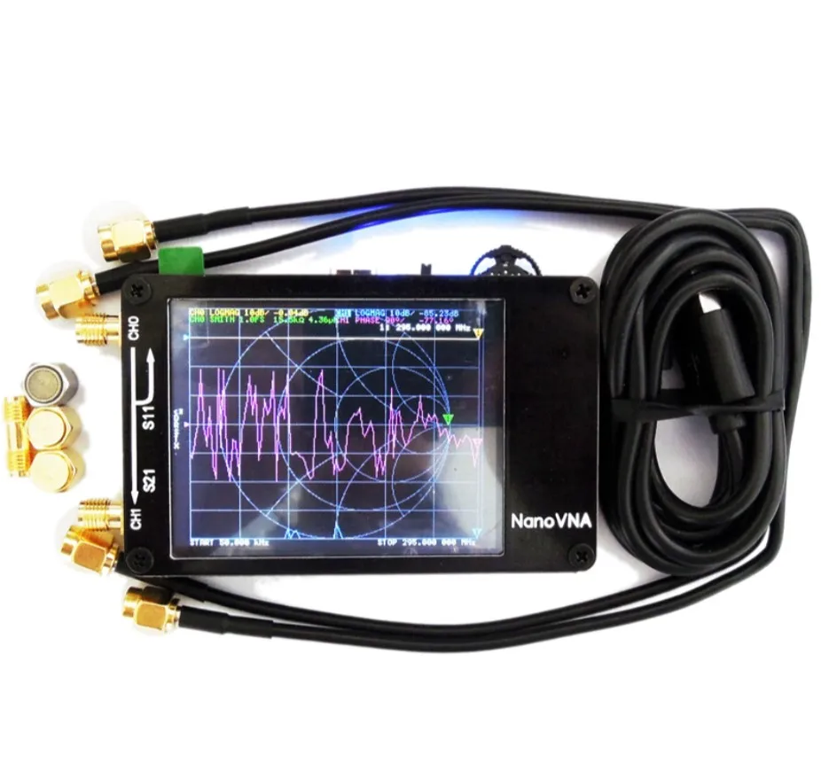

Nanovna Vector Network Analyzer Digital Touching Screen MF HF VHF UHF 50KHz-900MHz Antenna Analyzer Chargeable