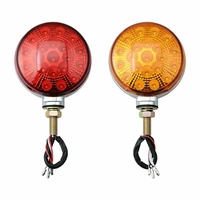 2pcs truck double face turn signal brake lamps 12w waterproof fender led lights car accessories
