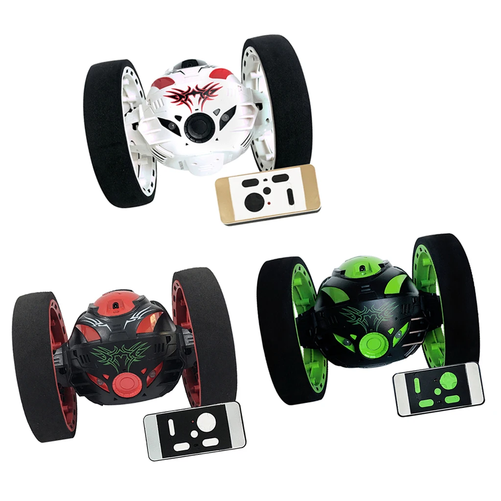 

360 Remote Control 2WD Stunt Rotating RC Vehicles Bounce Car Kids Toys