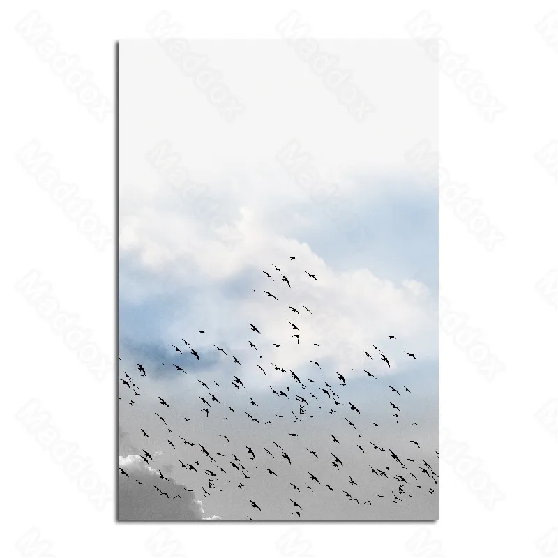 

Canvas Printing Sea and Sky Natural Scenery Decorative Painting Mural Fashion Creative Living Room Bedroom Wall Painting