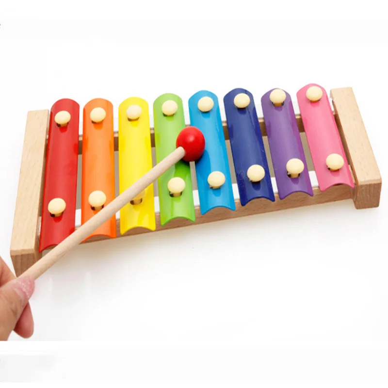 Лидер продаж 2020 8 нот музыкальный инструмент игрушка деревянная рамка стильный