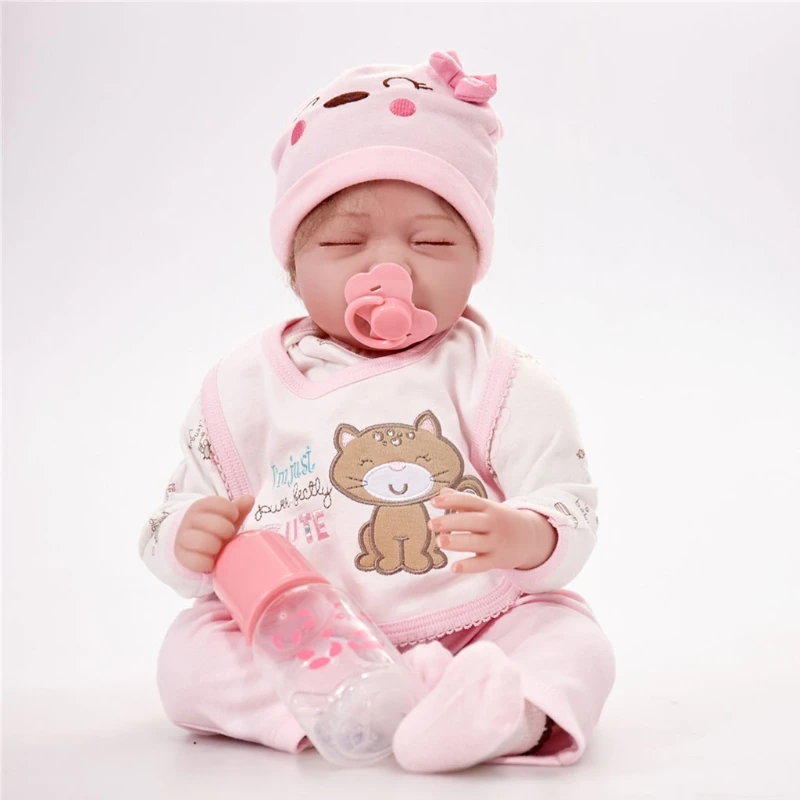 

Реалистичная силиконовая игрушка для новорожденных, 22 дюйма, K1KC