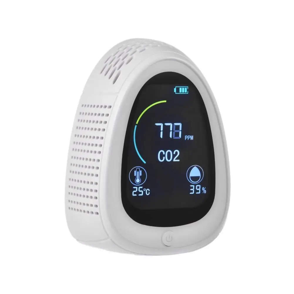 

Co2 Meter 3 In 1 CO2 Meter Temperature And Humidity Air Quality Led Screen Air Quality Detector For Ing Indoor Air Quality