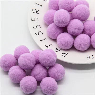 25m 26 36pcs Мини Помпона смешанный Мягкий круглый Pompones шарики Пышная юбка с помпонами для малышей DIY одежды ручной работы рукоделия 8/10/15/20/25/30 мм - Цвет: 25m 26 36pcs