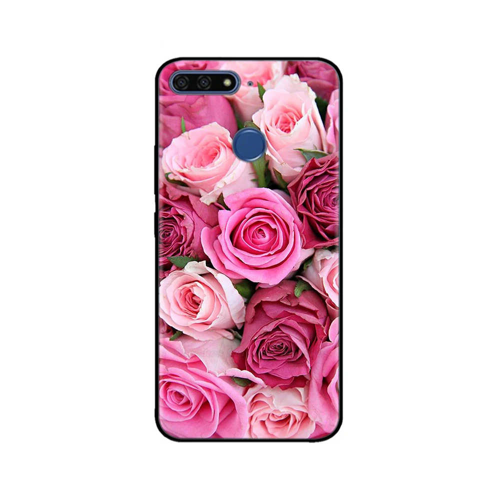 Фото Чехол из силикона для смартфона Huawei Honor 7C 7A Pro доступный в различных цветах Чехол из силикона для смартфона Huawei Honor 7C 7A Pro доступный в различных цветах