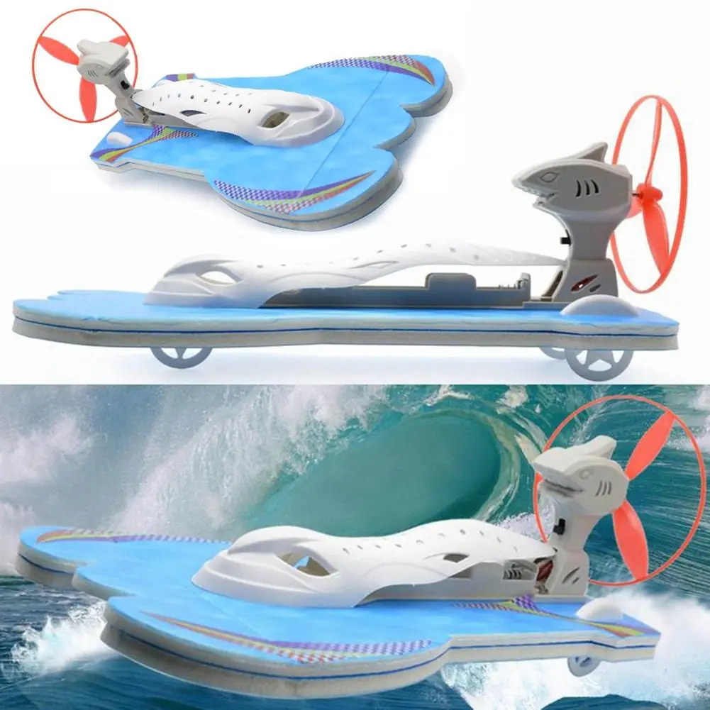 Студенческая лодка DIY детская игрушка в форме акулы сделай сам сборка пропеллер