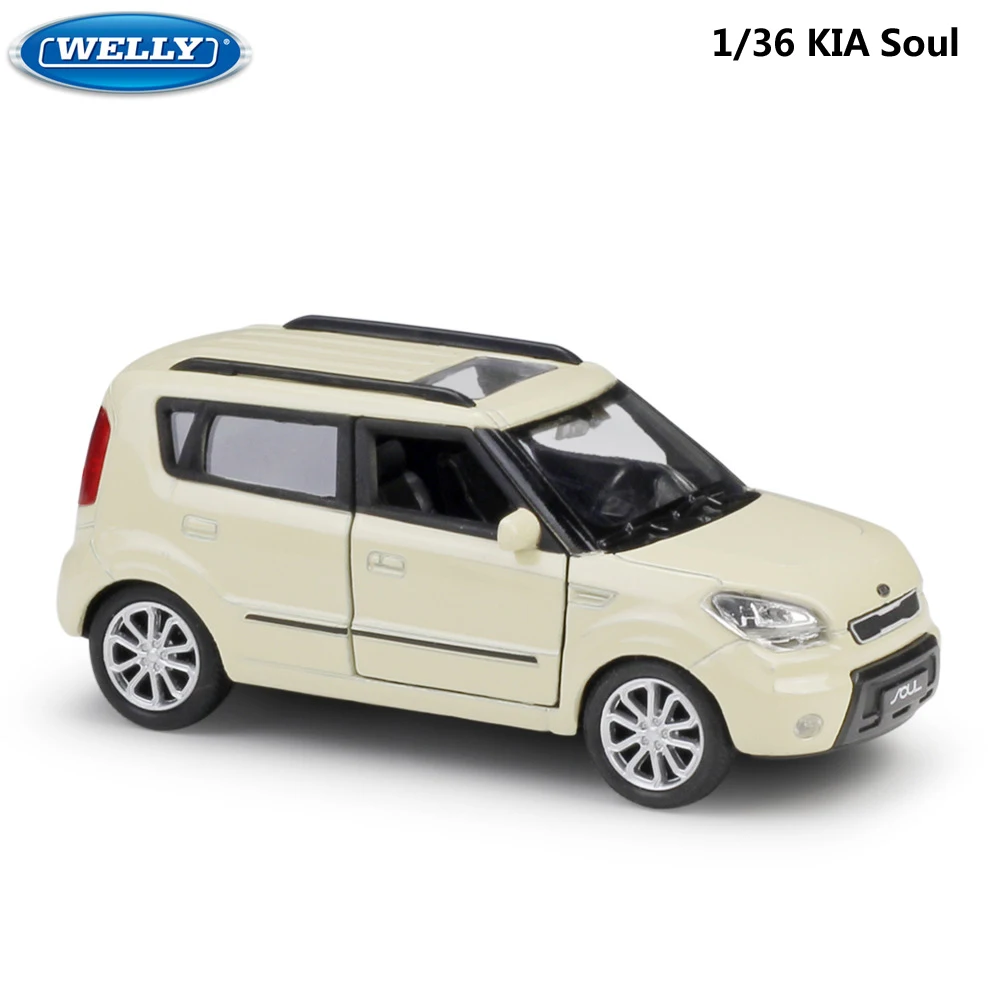 Велли литье под давлением 1:36 весы KIA Soul игрушка высокого качества модель