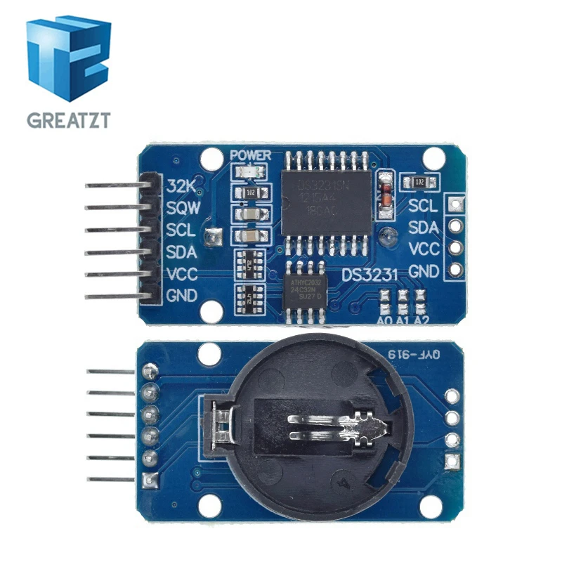 1 шт. DS3231 AT24C32 IIC точность RTC часы реального времени модуль памяти для Arduino новый