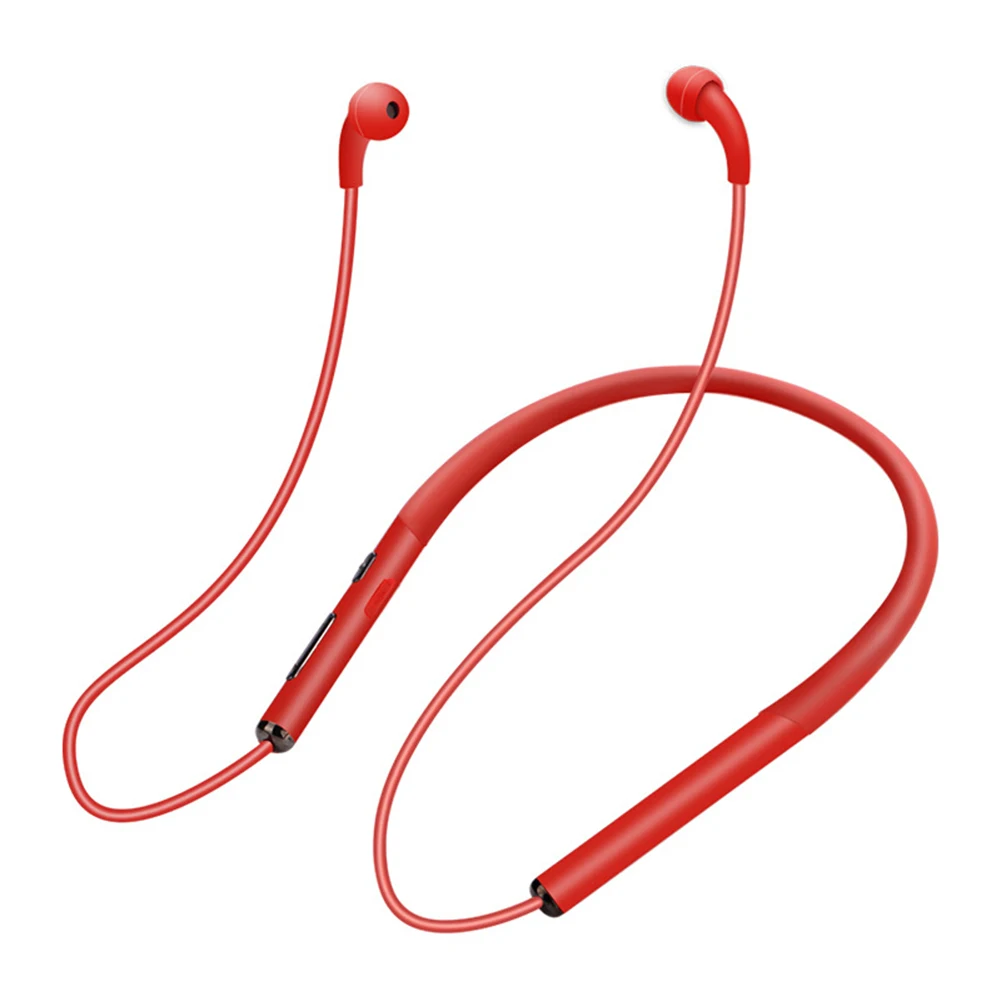 Portable Radiation Protection Magnetic Bluetooth-compatible Sports Earphones Neck Hanging Stereo Music Headsets | Электроника