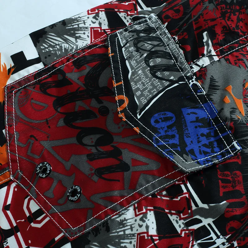 

2020 new summer hot men beach shorts quick dry coconut tree printed elastic waist 4 colors M-6XL drop shipping AYG366