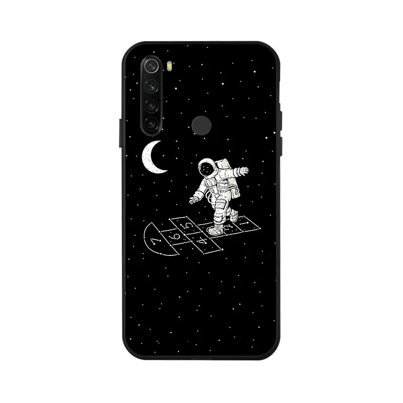 x057 Чехол для Redmi Note 8 T, 3D, сделай сам, Окрашенный черный, силиконовый, мягкий, ТПУ, матовый чехол для телефона, для Xiaomi Redmi Note 8 Pro 8 T, задняя крышка, чехол - Цвет: x057