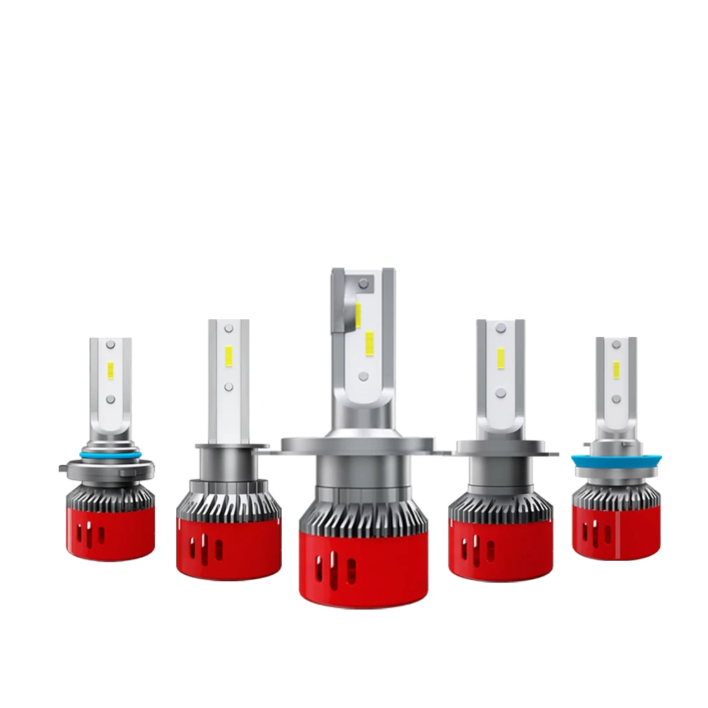 

2Pcs High brightness LED Car Headlight H1 H7 H11/H8/H9 9005/HB3/H10 9006/HB4 H4 HB2 9003 CSP Chip Car Headlight Bulbs 60W 6000K