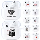 Силиконовый чехол для наушников Airpods 3, 2, 1, чехол для беспроводных Bluetooth наушников, прозрачный чехол из ТПУ для AirPods 1, 2, 3, чехол, чехлы