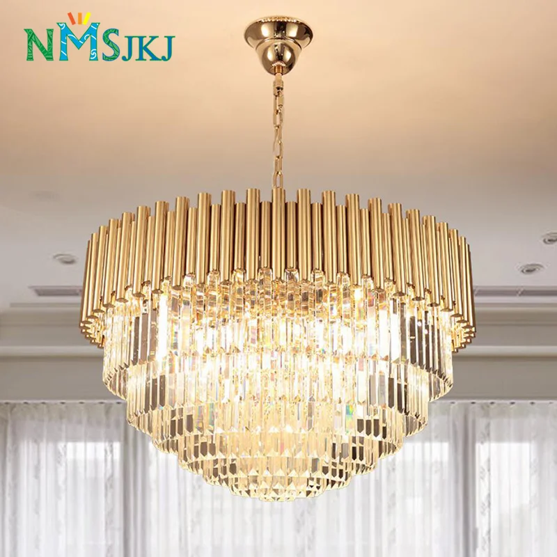 Современный топ из нержавеющей стали с золотым покрытием светодиодный