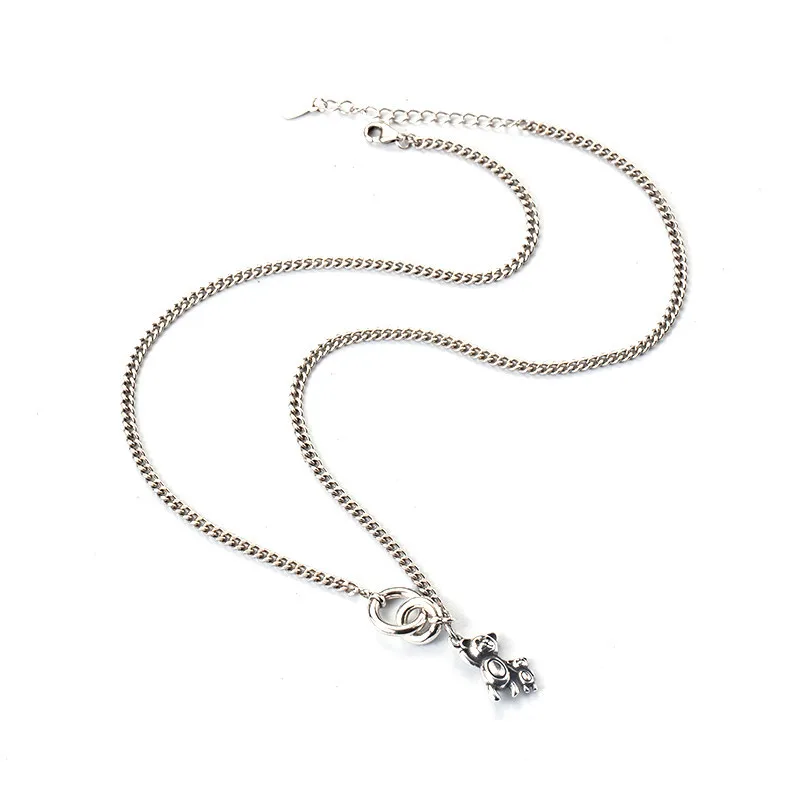 Ожерелье для мужчин и женщин крутая индивидуальная цепочка в южнокорейском