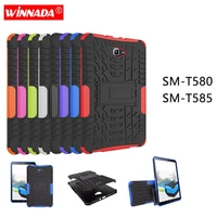 for samsung galaxy tab a a6 10 1 2016 case t580 t585 t580n t585n 10 1 inch tablet tpupc shockproof stand cover