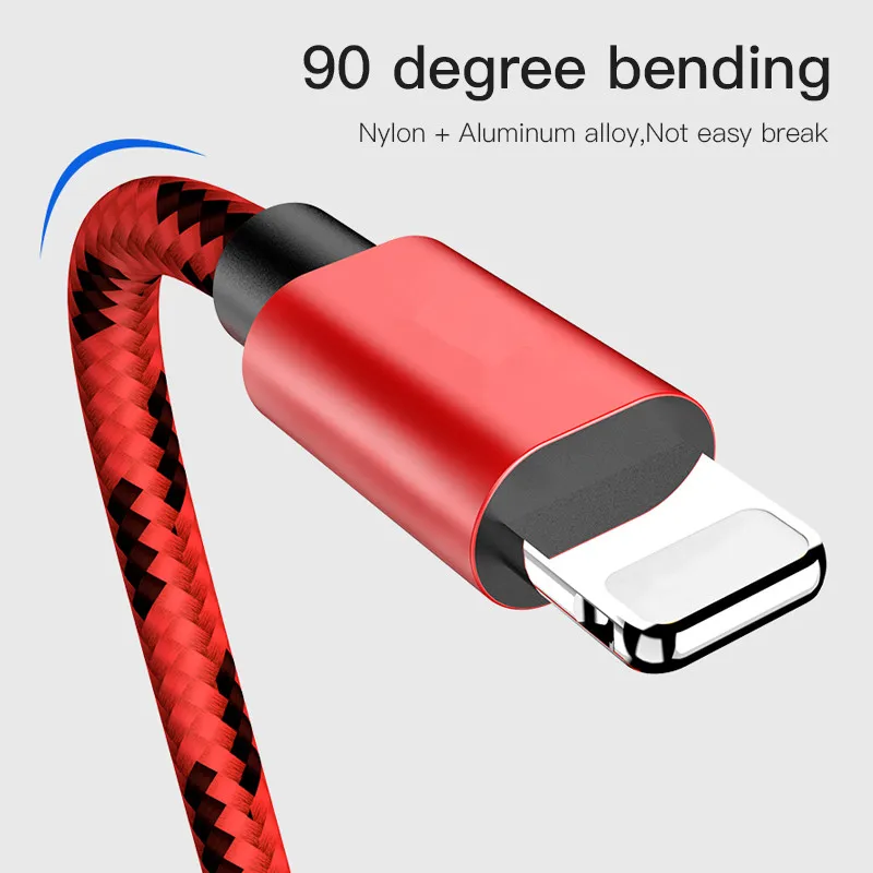 Usb кабель для iPhone 11 Pro Max Xs XR X 8 7 6 Plus 6s 5 S iPad Mini 4 быстрой зарядки зарядное устройство