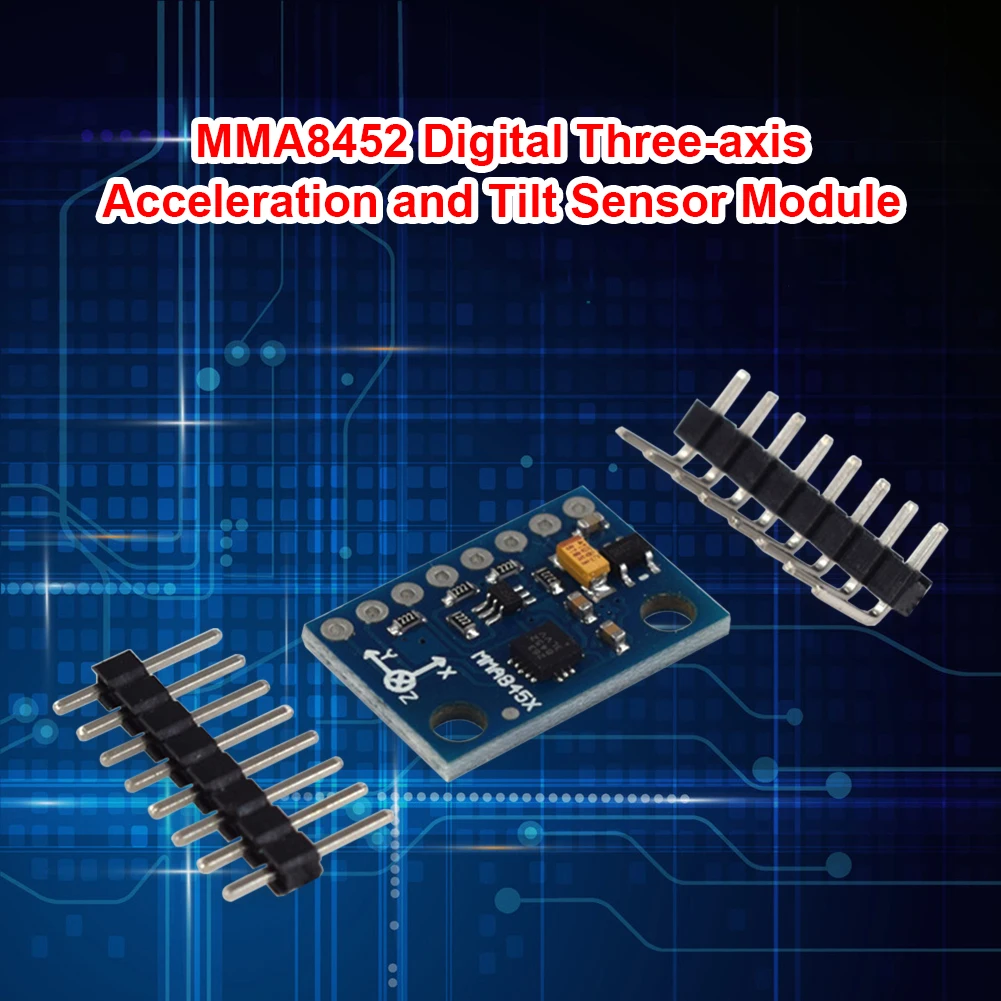 

HW-616 12 Bit MMA8452Q Module High Precision Triaxial Tilt Inclination Sensor Digital 3 Axis Compass Accelerometer Board