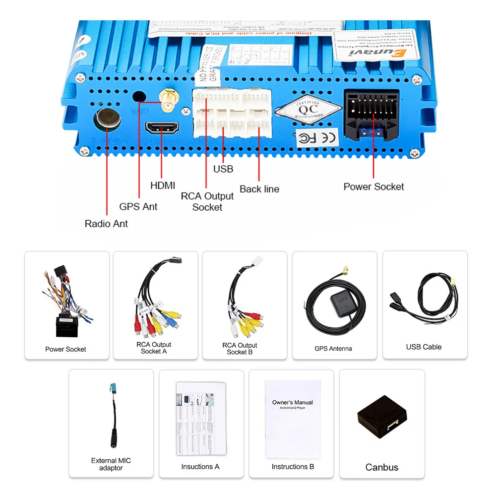 Автомагнитола Eunavi TDA7803A 2 din 9 дюймов Android 0 GPS для VW Passat B6 CC Polo GOLF 5 6 Touran Jetta Tiguan Magotan