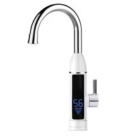 lcd display instant hot water tap digital electric faucet 3000w tankless kitchen instant hot water heater kitchen faucet