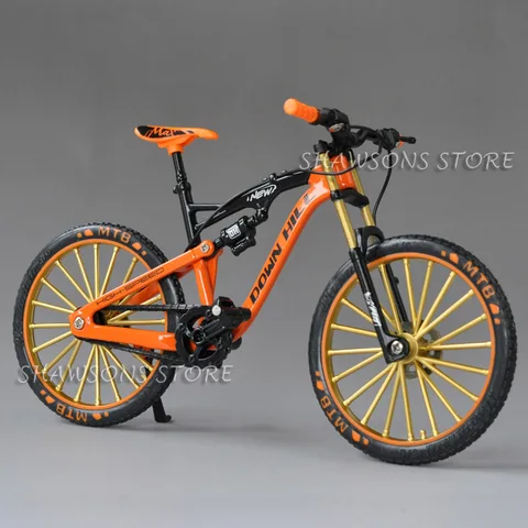Металлическая модель велосипеда в масштабе 1:10