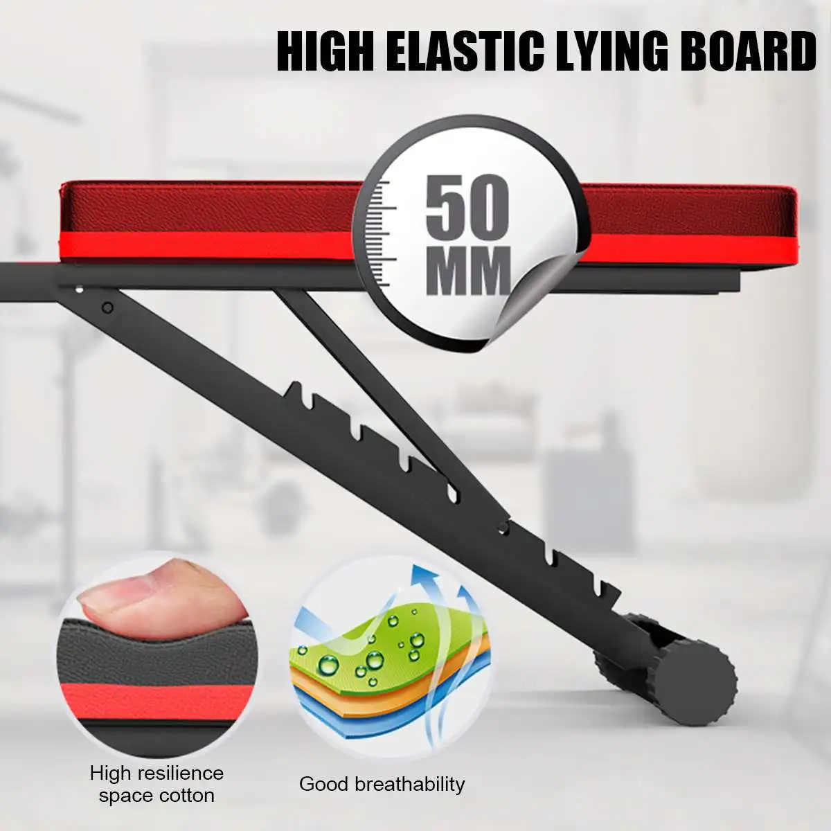 Макс. 350 кг складные скамья для гантелей 7 зубчатая спинка сидеть AB Брюшная