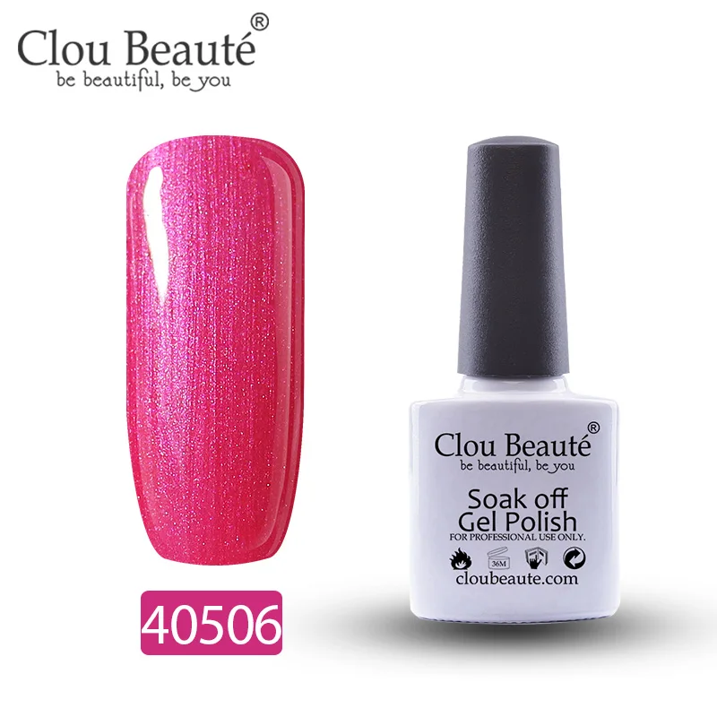 40506 Гель-лак для ногтей Clou Beaute 79 цветов полуперманентный замачивающийся лак для ногтей маникюрный УФ СВЕТОДИОДНЫЙ Цветной Гель-лак 10 мл серия Nude - Цвет: 40506