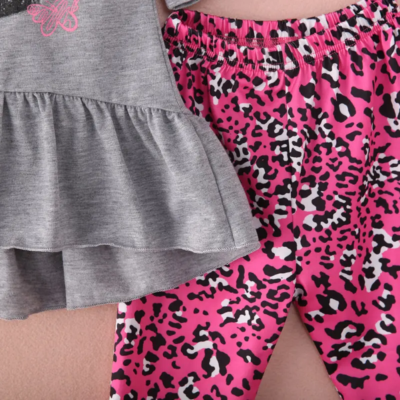 

Toddler Kids Baby Girl Tops T-shirt Dress Long Pants Leggings Outfit Set Clothes