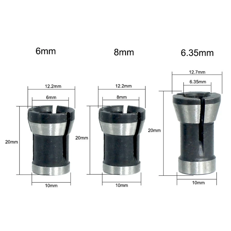 

6mm 6.35mm 8mm Machinery Parts High Quality Woodworking Equipment Accessories for Milling Process