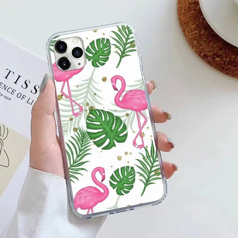 

Flamingo bird color pink animal Phone Case For iphone 12 5 5s 5c se 6 6s 7 8 plus x xs xr 11 pro max mini