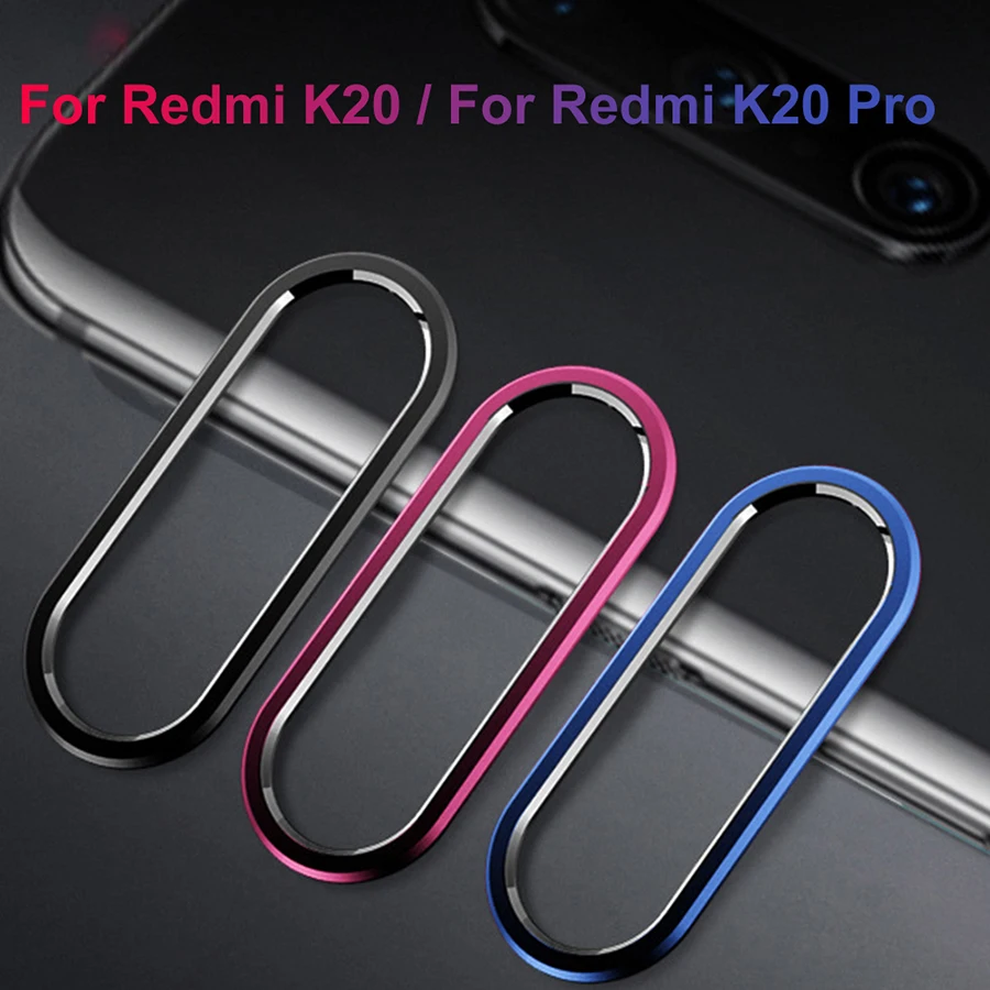 Закаленное стекло для камеры Xiaomi Redmi K20 Pro Mi 9T металлическое защитное кольцо