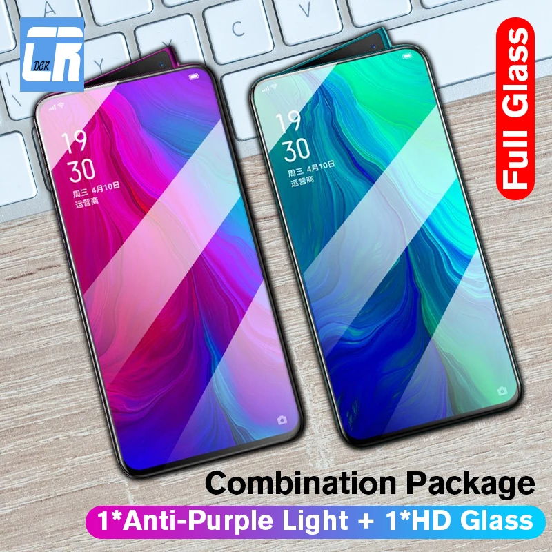 Закаленное стекло для OPPO A91 Reno 5 lite Z 10x Zoom Realme XT 3 7 8 Pro GT Neo 2 шт.|Защитные стёкла и