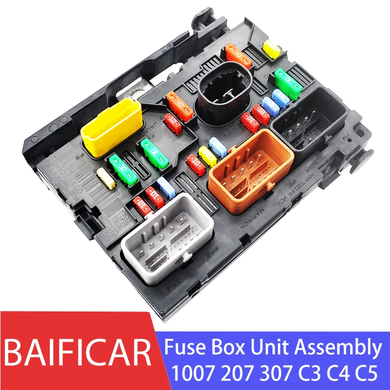 Фирменная Новинка натуральная предохранителей блок BSM-LO4/L11 6500FH 9664055780 9664055580 для peugeot 107 207 307/207CC Citroen C4 C5