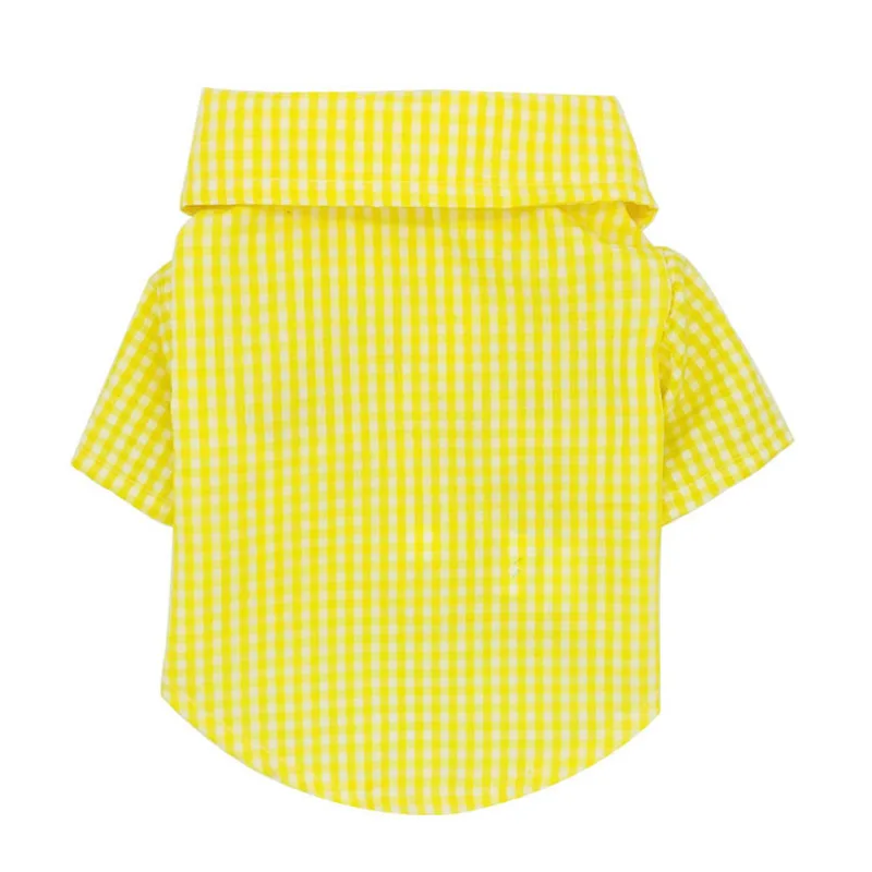 Классическая одежда для собак клетчатый костюм щенков маленьких и средних на