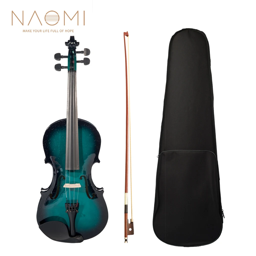 4 струны для акустической скрипки NAOMI 4/4 скрипка из липы музыкальные инструменты с