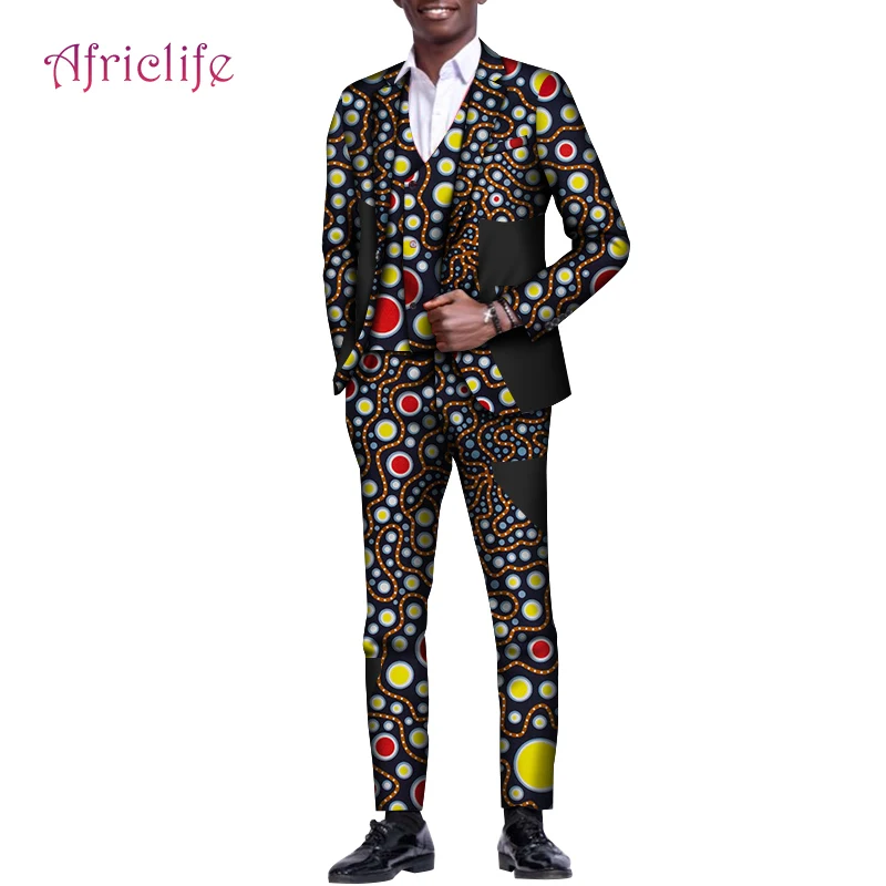 Ankara Print Suits Man Blazer WYN1344