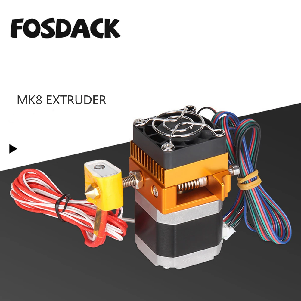 MK8 экструдер 0 4 мм сопло 1 75 комплект нитей J head Hotend для 3D принтеров Prusa I3 экструзия с