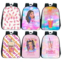 charli damelio kindergarten backpacks for girls boys toddler cartoon childrens backpack school bags kids rucksack mochila