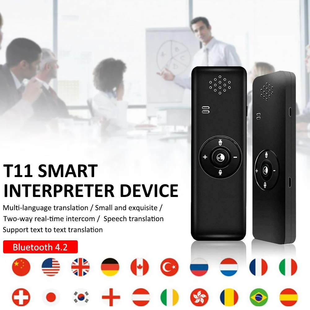 Bluetooth-переводчик T11 переводчик с голосовым переходом переключение на иностранный