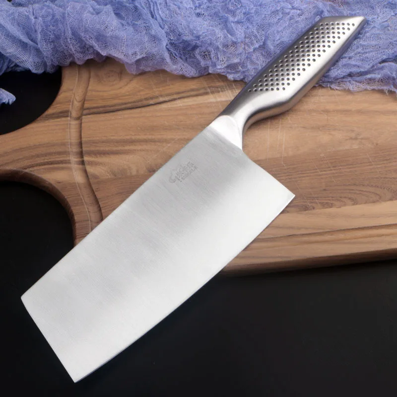 

7 inch Chef Kitchen Knife Japanese Cook's Nakiri Full Tang Stainless Steel Cleaver Knives 4Cr13MoV Slicing Cooking Tools