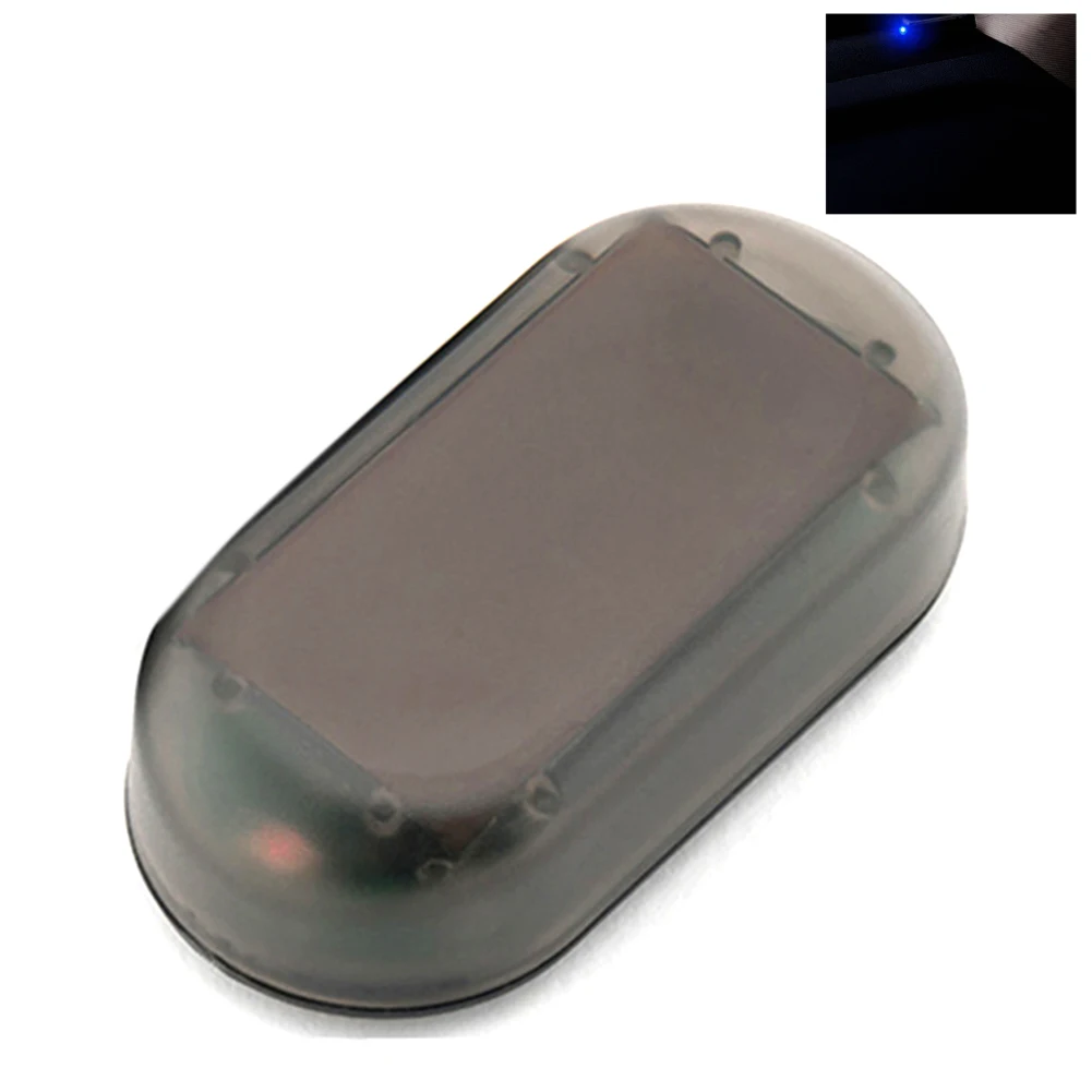 

Warning Universal Alarm Lamp Signal Security System Car Anti-theft Flash Fake Caution Strobe Solar Power LED Light Simulation