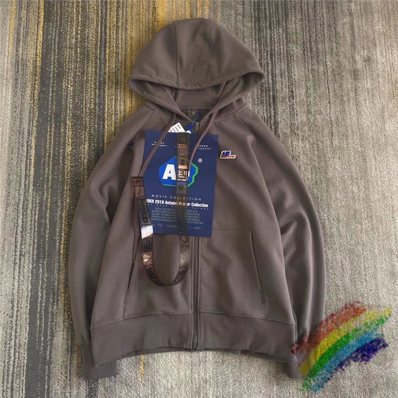 

2021fw ADER ERROR Double zip Hoodie Men Women 1:1 Best Quality Embroidered Badge Sweatshirts Adererror Hoodies Pullovers