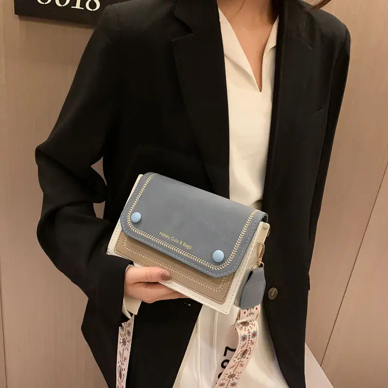 

SWDF Women Simple Small Square Bag Woman Messenger Shoulder Small Square Package Luxury Handbags Women Bags Designer Luxury Sac