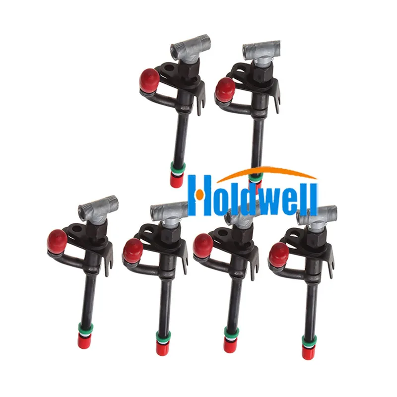 

Holdwell 6PCS Fuel Injector RE36935 RE36936 28481 for John Deere 190E 290D 240 250 3100 5103