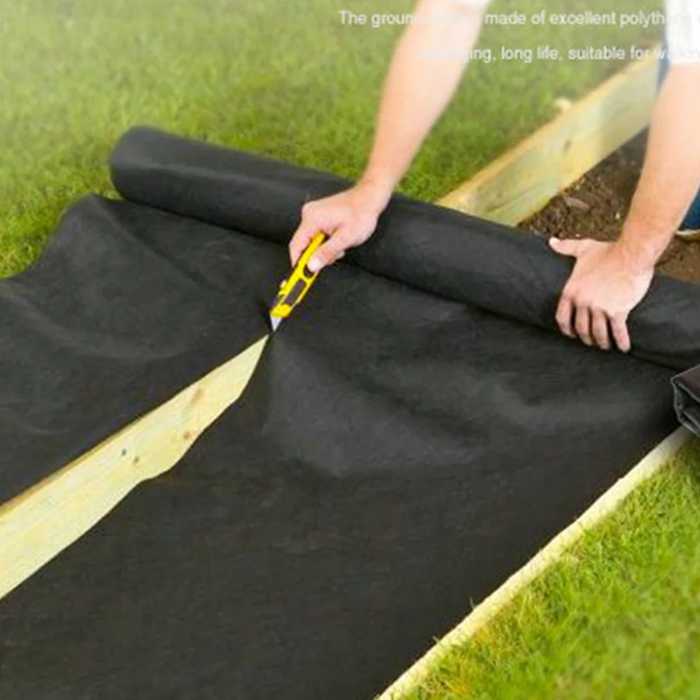 Высококачественная пленка для контроля прополка Extirpate Weed яркий черный коврик Pe