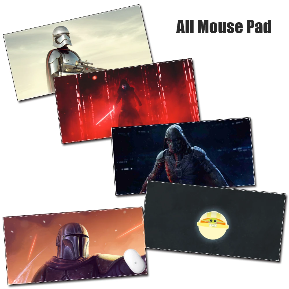 

Большой игровой компьютерный коврик для мыши Disney, Yoda 2021