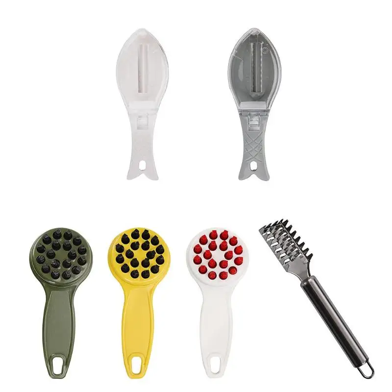 1 шт. Пластик рыбы выскабливающее устройство инструмент для очистки рыбьей чешуи