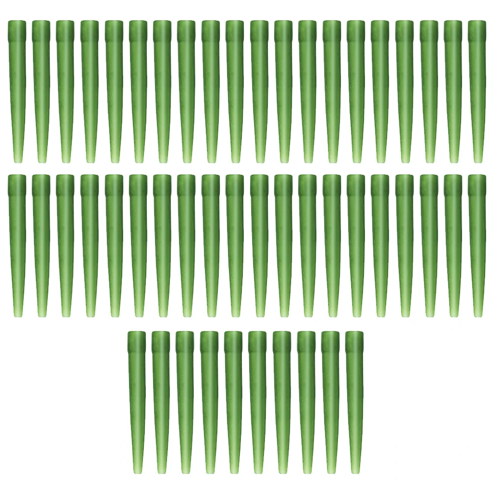30/50/100 шт для рыбалки на карпа наборы крюков резины с длинными и короткими
